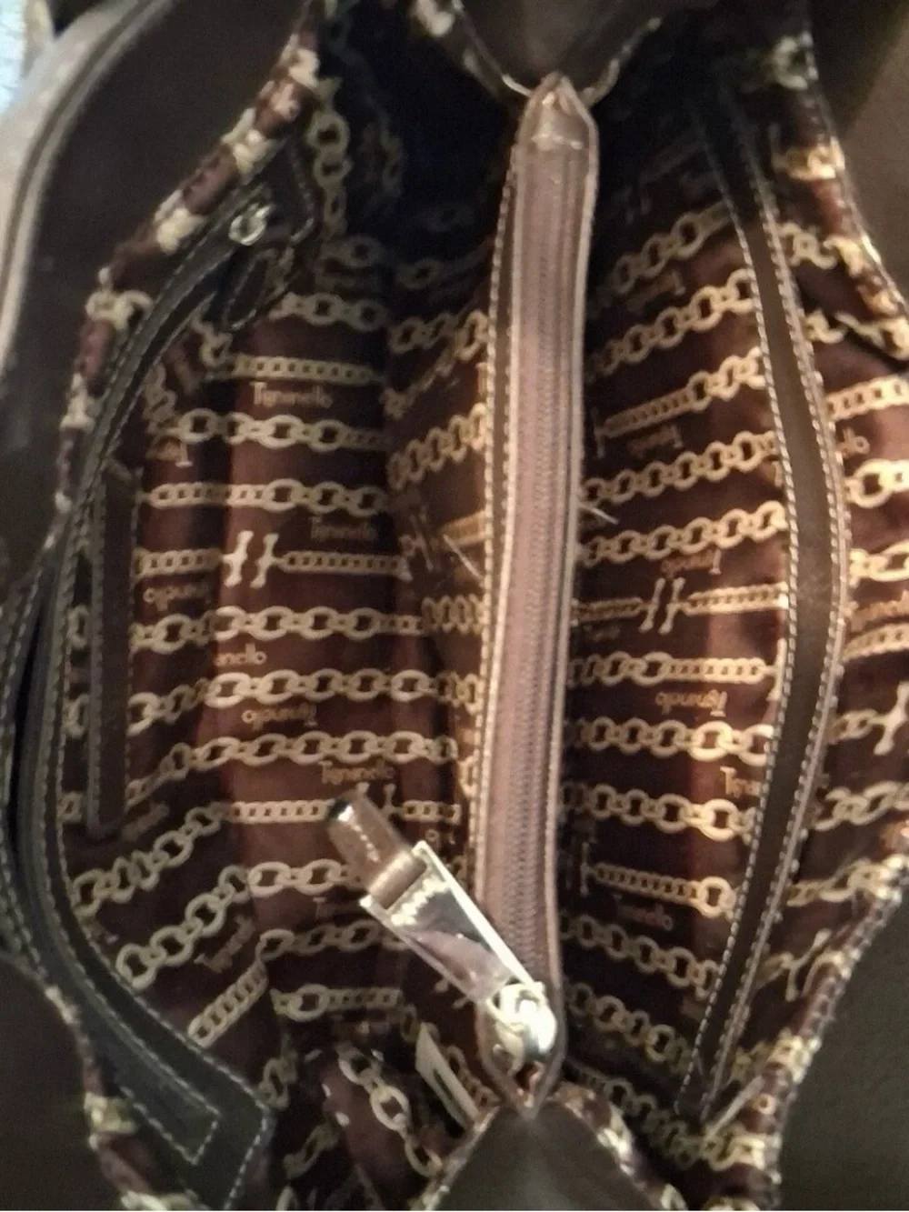 Tignanello Brown Pebbled Leather shoulder bag! EUC Beautiful bag!